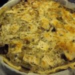 Goat cheese and leeks pie 3