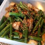 Chicken green beans soy sauce